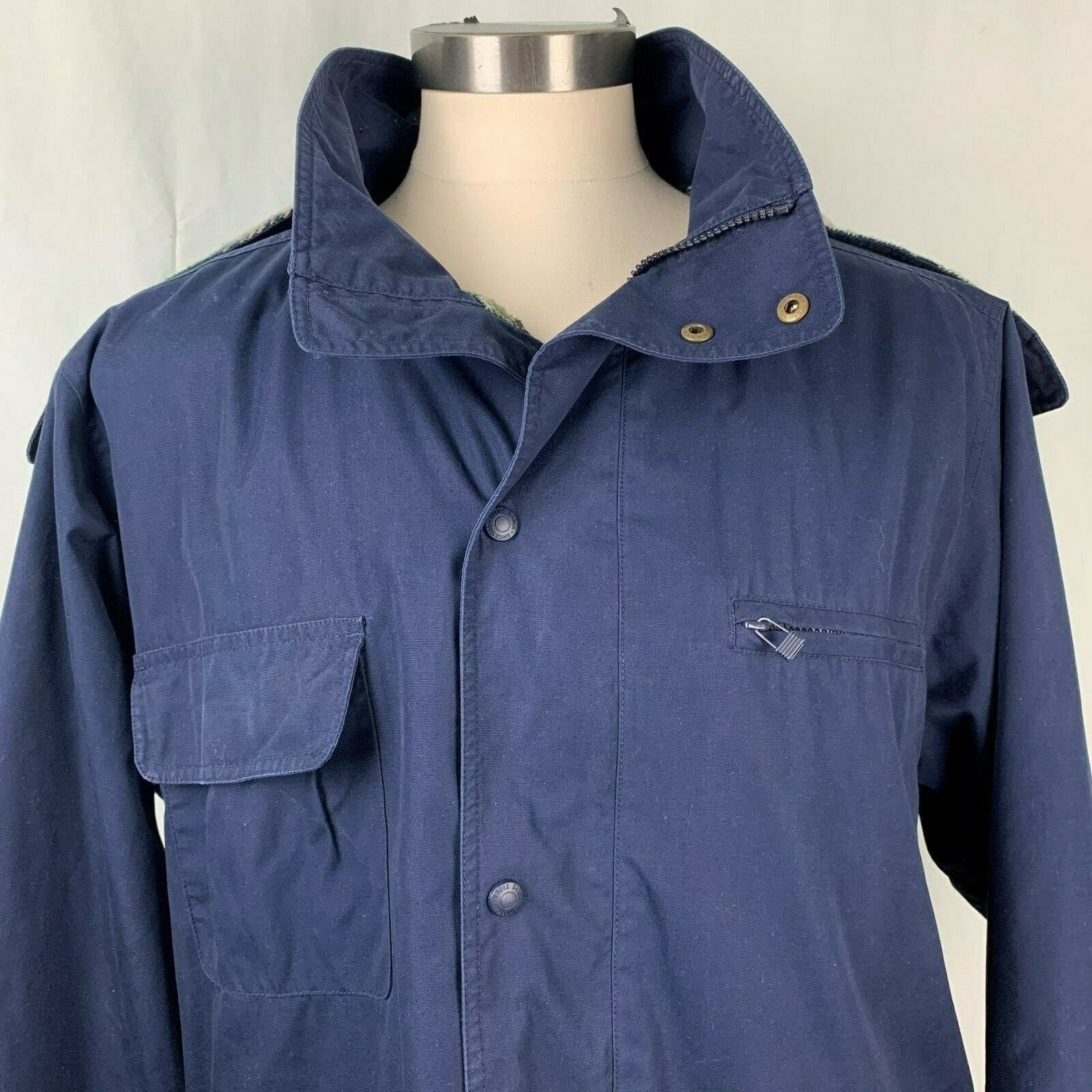 Casquette Baseball Eddie Bauer Bleu Marine - Sangle Ajustable Dos - Style Vintage Vieilli - Occasion