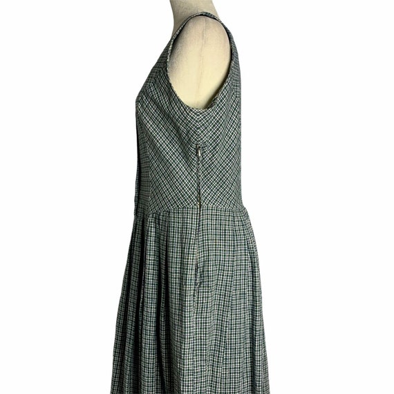 Vintage Isar Trachten German Dirndl Dress M Green… - image 5