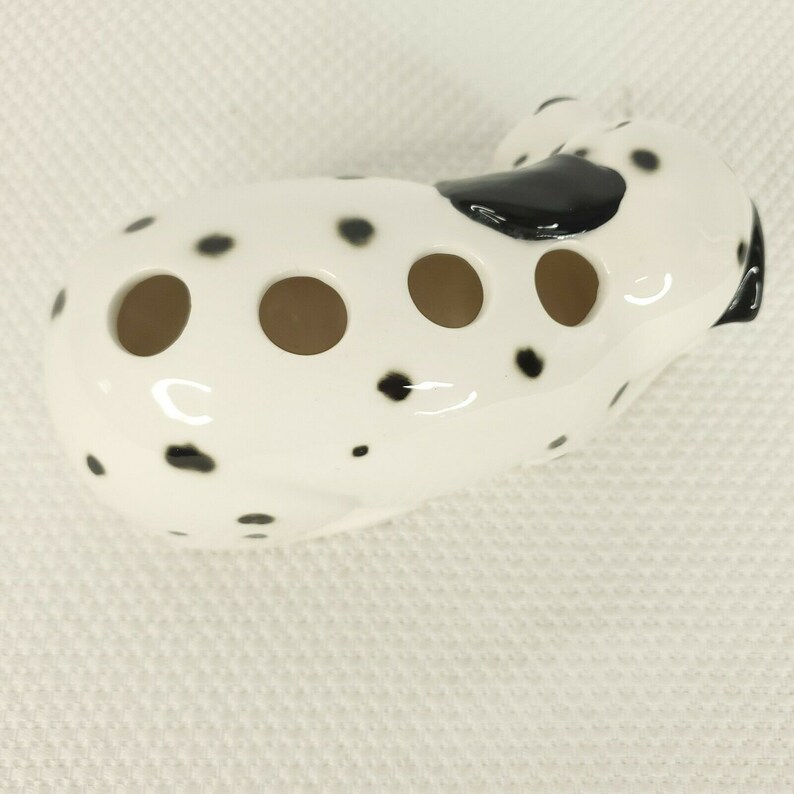 Vintage Otagiri Dalmatian Dog Pen Pencil Toothbrush Holder Ceramic Japan Figure