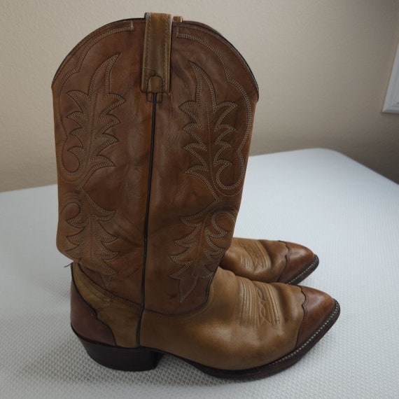 Vintage J Chisholm Handcrafted 9 Brown Leather Co… - image 2