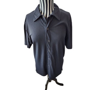 Vintage 90s Guess Jeans Men&#39;s M Collared Snap Shirt Rave