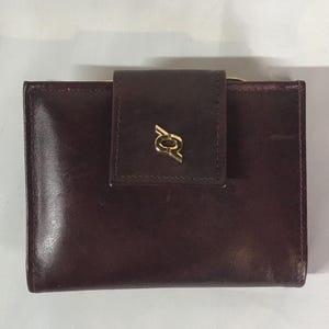 Vintage 70s Rolfs Womans Wallet Bifold Leather Coin Purse Brown NEW