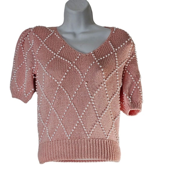 Vintage 80s Lillie Rubin Sweater Womens Size Smal… - image 1