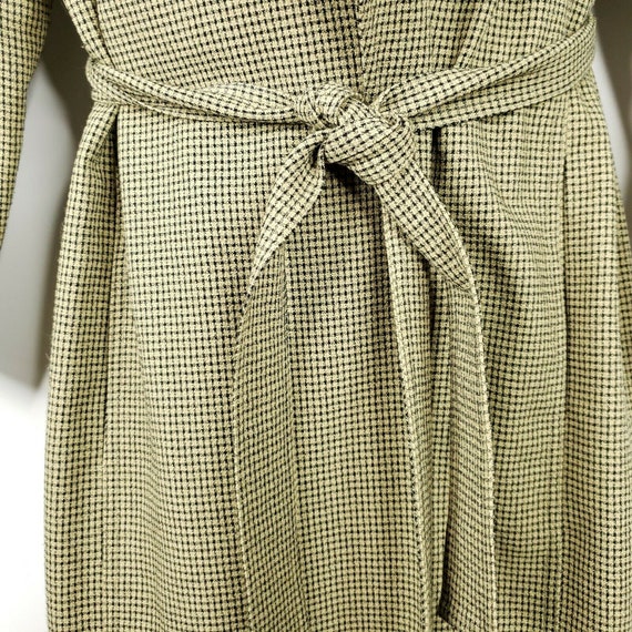 Vintage Eva Polini Full Length Belted Overcoat 10… - image 2