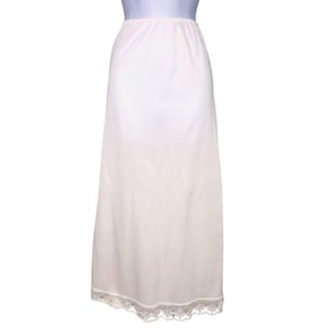 long half slips for under dresses Jiuguva 2 Pieces Half Slip Lace Long Underskirt Women's Satin Half Slip for Under  Dresses(Small,Black, White) at Amazon Women's Clothing store