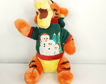 Disney Store Tigger Christmas Snowman 