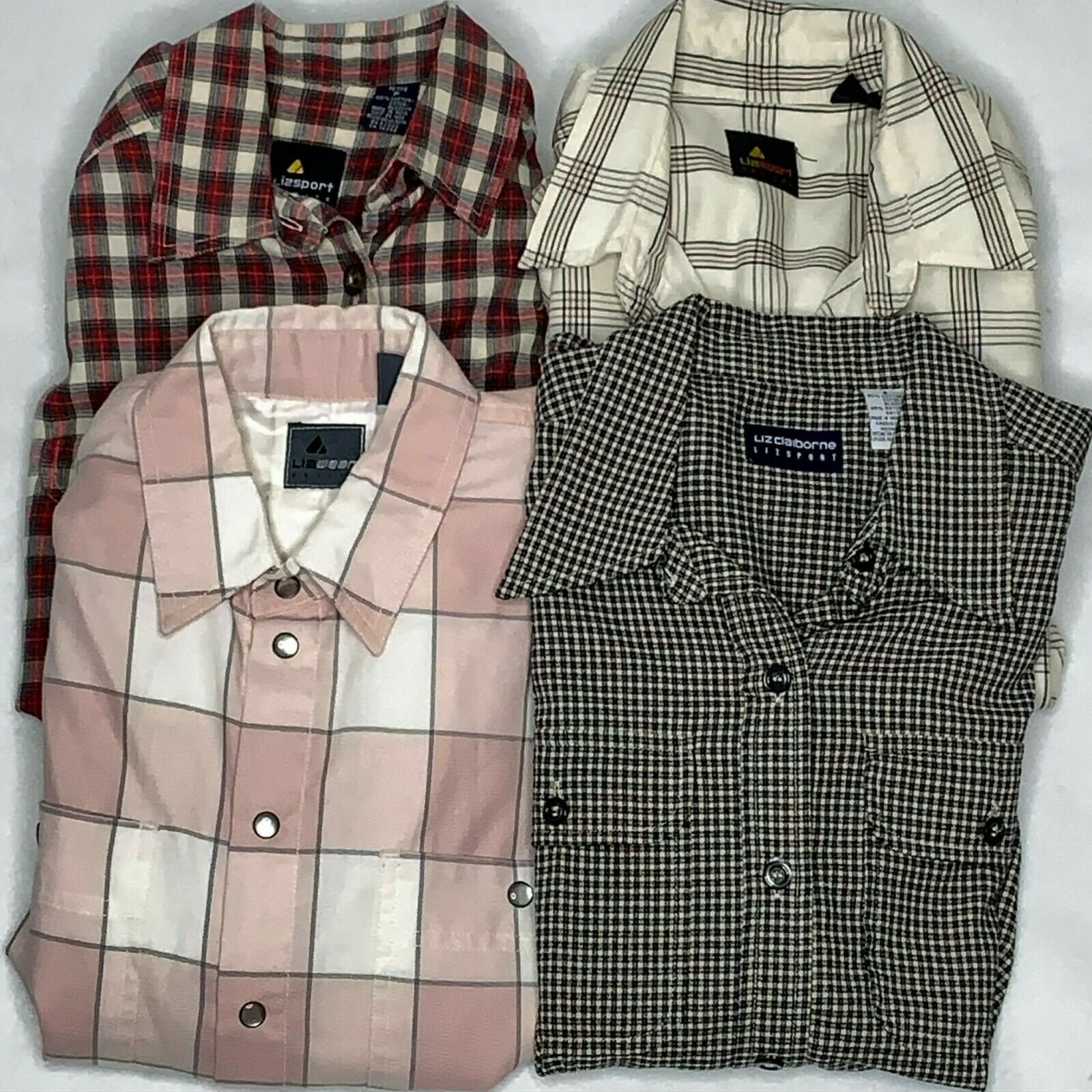 Liz Claiborne Plaid Shirts 