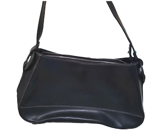 Vintage Y2K Jones New York Pocketbook Black Shoulder Bag Purse