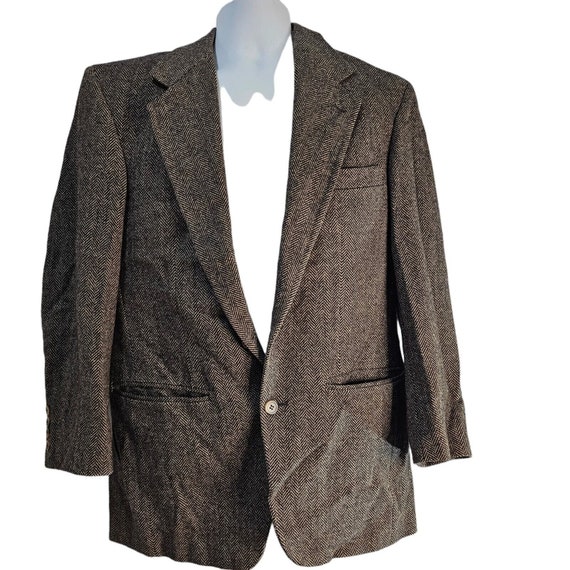 Vintage 80s Peterborough Row Blazer Jacket Suit M… - image 1