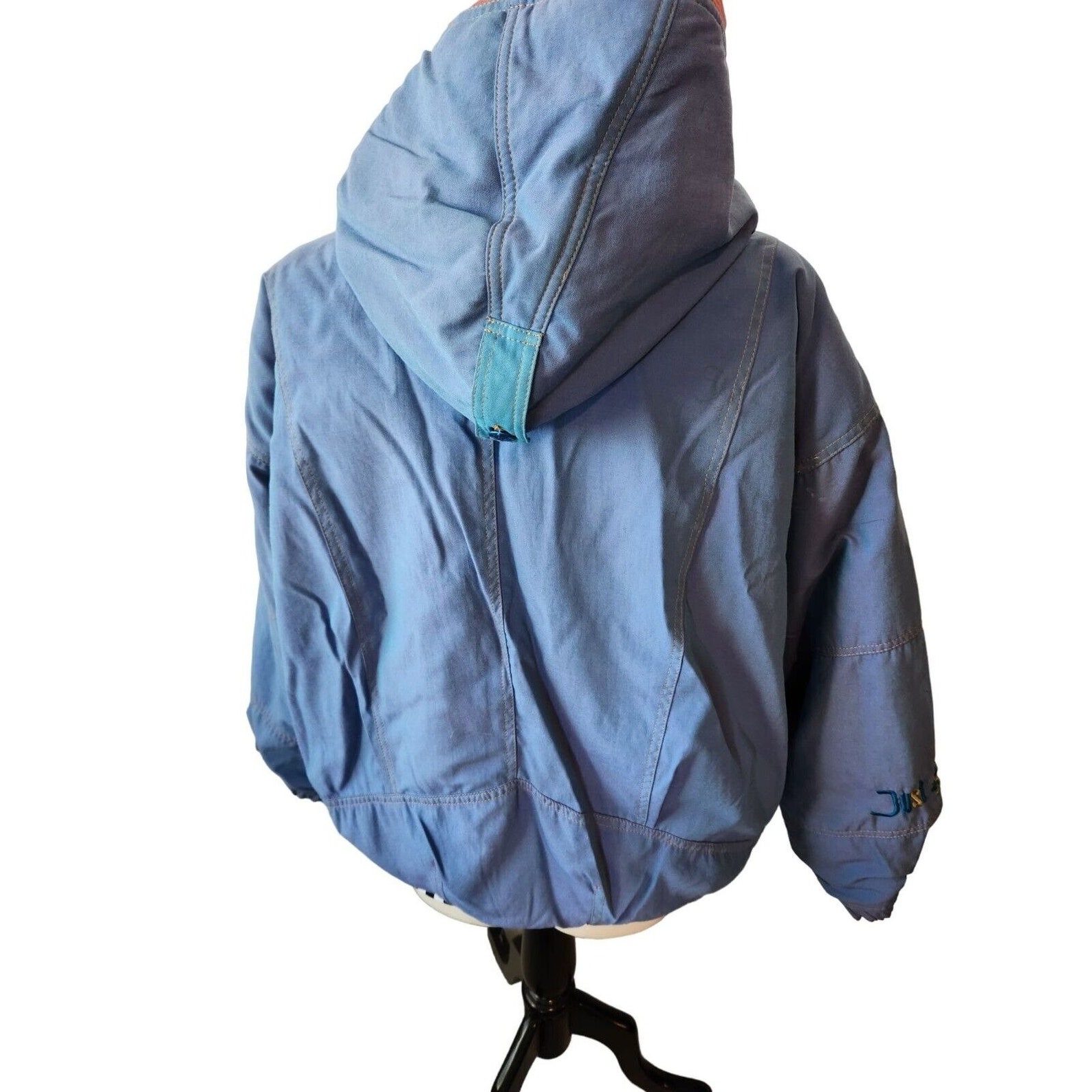 Vintage 90s HCC Henri Charles Colsene Puffer Ski Jacket Parka L Blue ...