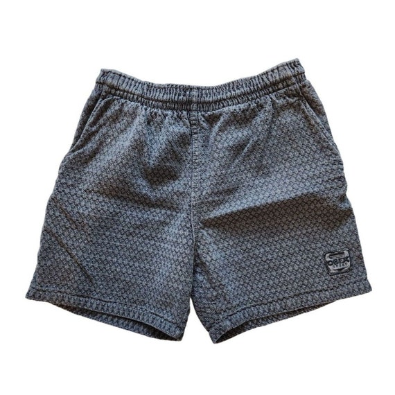 Vintage 1980s Obex Sport Gray Shorts Size M Textu… - image 1