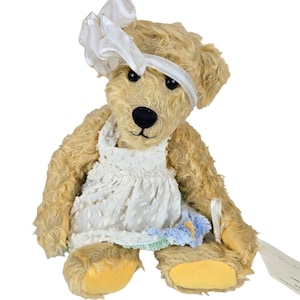 Vintage 90er Jahre OOAK Maryellen Reich German Mohair Teddy Bär Artist Made