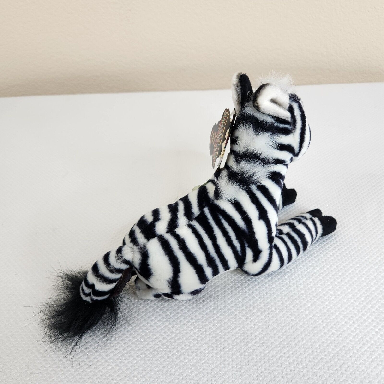 Vintage NEW Zippy Zebra Plush Talking Jungle Joes Safari