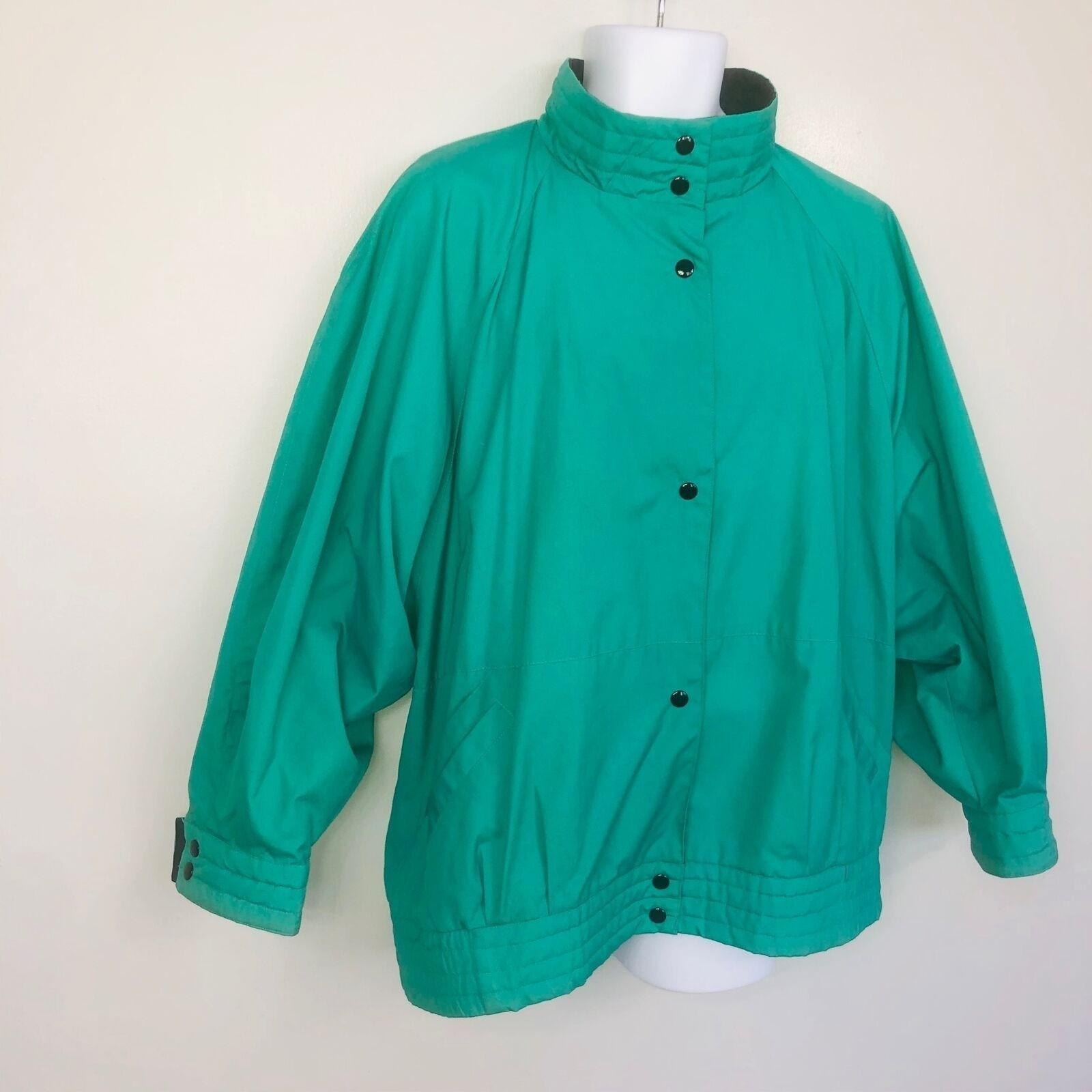 Vintage 80s Mulberry Street Womens Plus Size 22 Jacket Green