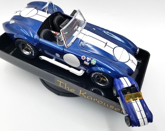 Kyosho Shelby Cobra 427 Blau 1:18 Karousel Auto Plattenspieler Hot Wheels 1 64