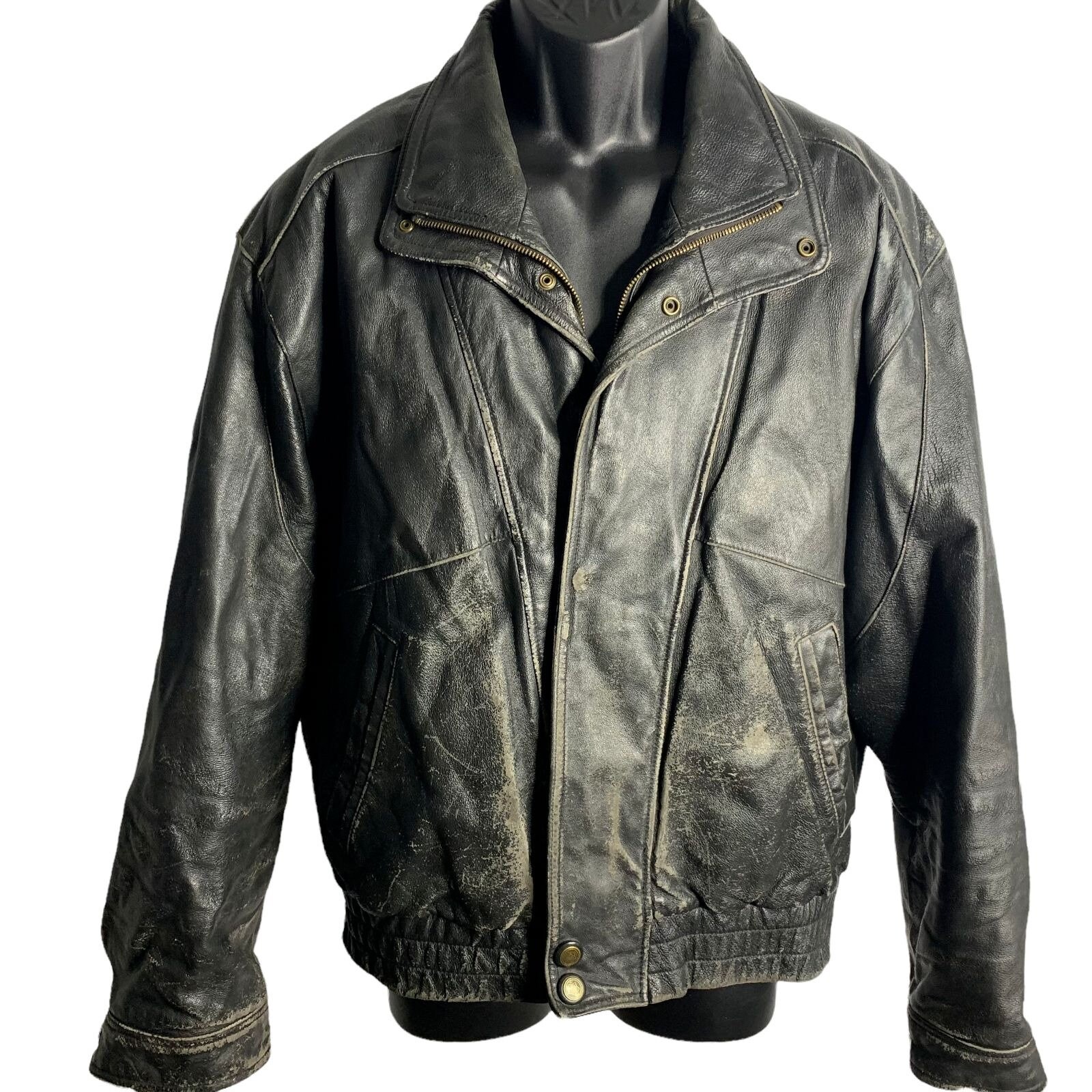 Midway leather bomber jacket cheap