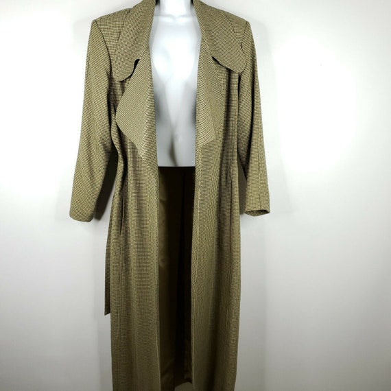 Vintage Eva Polini Full Length Belted Overcoat 10… - image 6