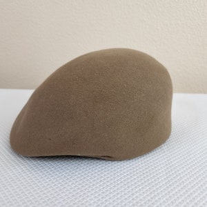 Vintage Henschel Hat H1H Cabby Cap Mens Driver Cabbie Newsboy Brown Large