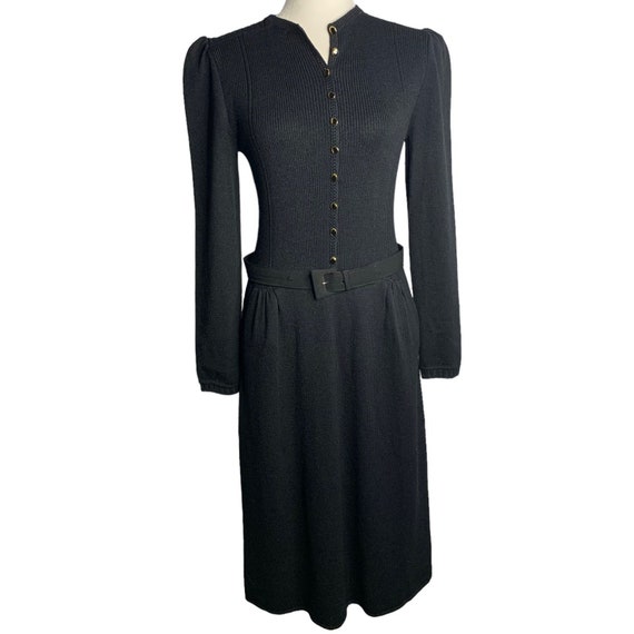 st john midi dress St. John's Bay Womens Midi Crew Neck Long Sleeve Fit + Flare Dress, Color: Soft Rinse