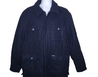 【80s日本製】チャップス ラルフローレン　ヴィンテージ　ウールジャケット　古着 24e89a03b134cc111d0eed3dae88a0