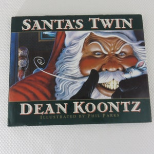 Dean Koontz Santa&#39;s Twin 1996 Hardcover First Printing With Dust Jacket