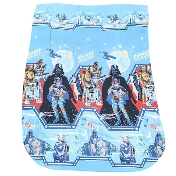 Vintage 70s Star Wars Empire Strikes Back Bedspread Darth Vader