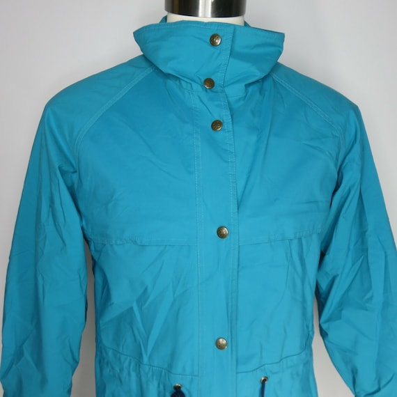Vintage 80s Eddie Bauer Gore-tex Womens M Jacket Teal Blue Vintage 80s Eddie Bauer Gore-tex Womens M Jacket Teal Blue
