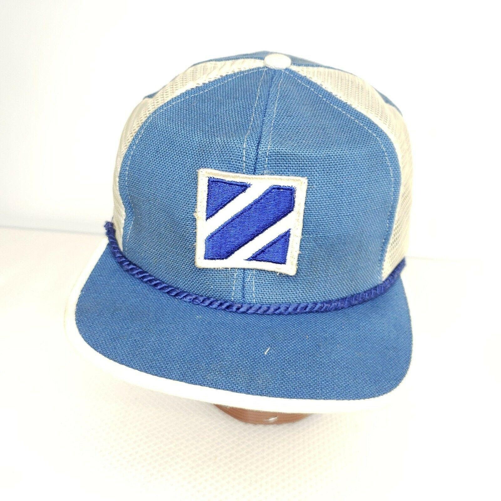 Vintage 2005 Serape Stripe Trucker Hat Woven Baja Mesh Snapback Cap Blue NWOT Vintage 80s PEPSI Original Blue Mesh Trucker Hat Classic  main image 3