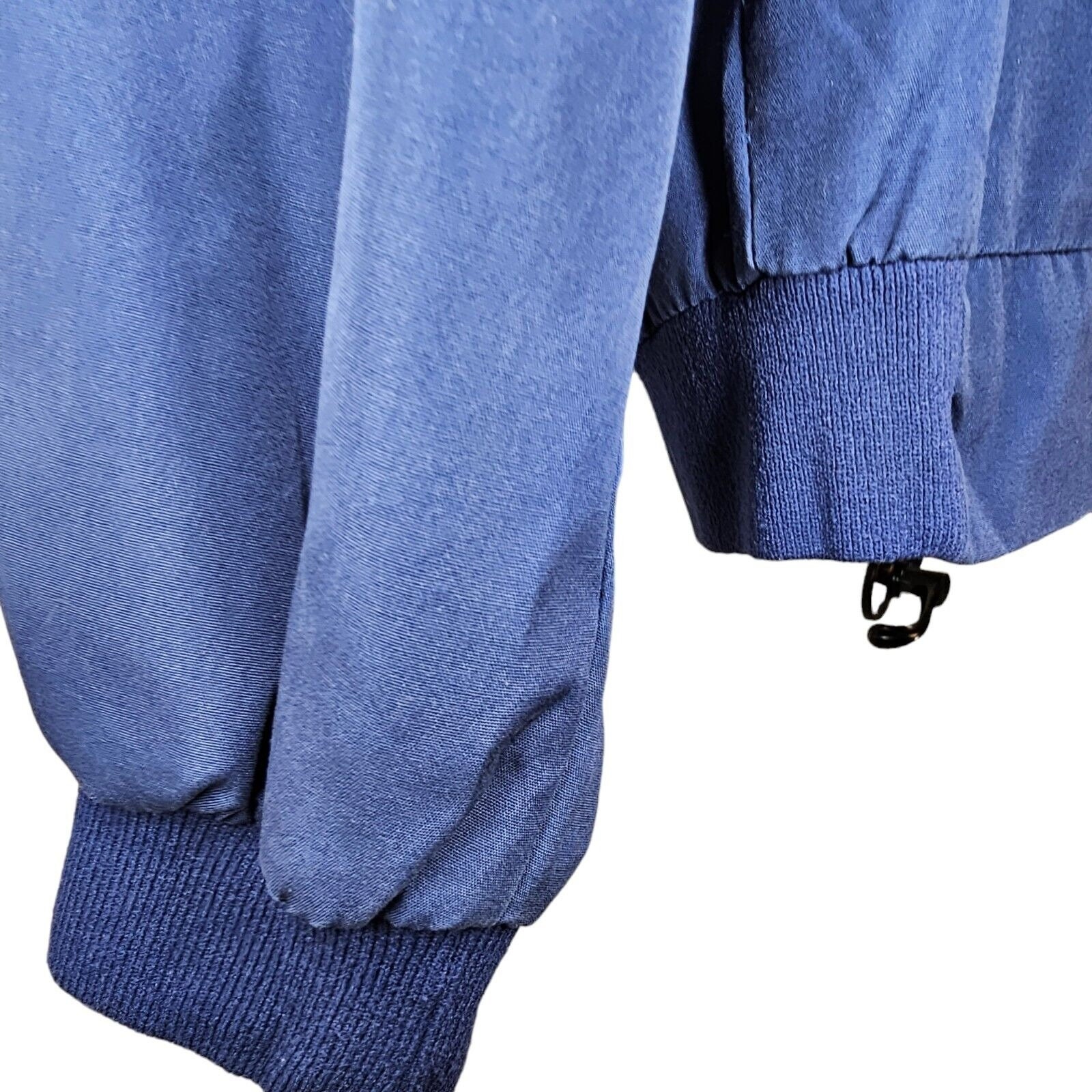 Vintage 80s Sears Jacket Mens Size XL Blue Zip up Harrington 
