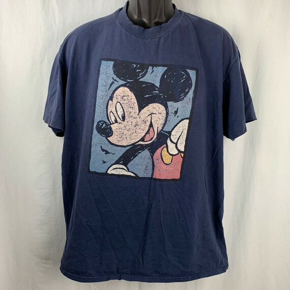 Vintage Disney Store T Shirt XL Blue 