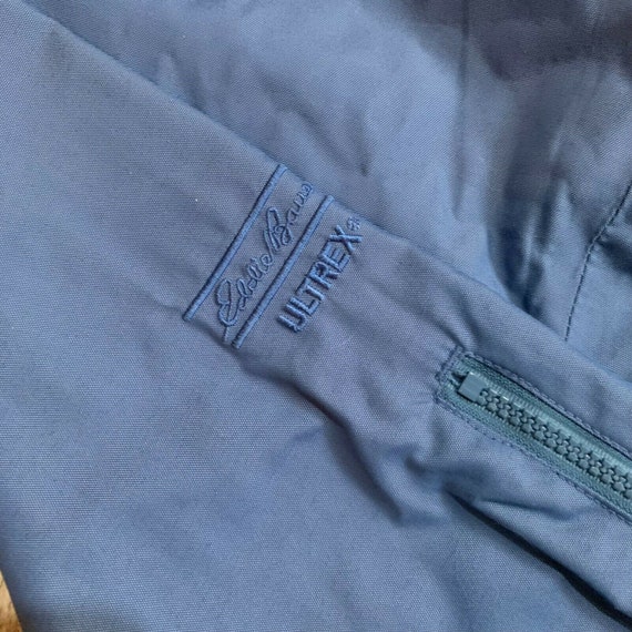 Vintage Eddie Bauer Nylon Waterproof Pants L Blue Sno… Gem