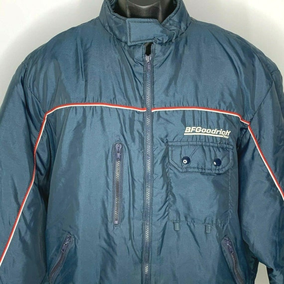 Vintage 80s Swingster Bomber Jacket XL Blue BF Goo