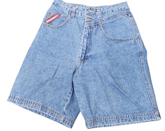 90s Union Bay Denim Shorts: High Waisted Acid Wash, Women's S