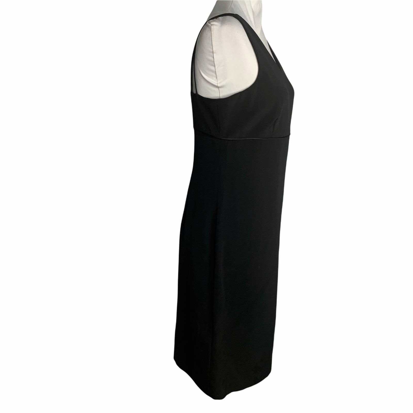 Robe Noire Sans Manches Ann Taylor Taille 2P - Chic Et Durable, Neuf Avec étiquettes