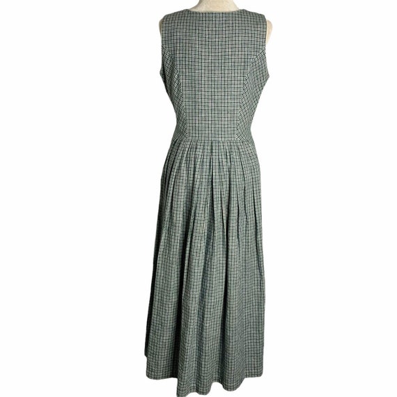 Vintage Isar Trachten German Dirndl Dress M Green… - image 6