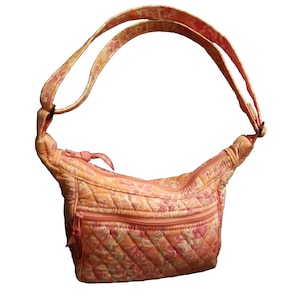 Vintage Vera Bradley Pocketbook Pink Hope Toile Cancer Awareness Shoulder Bag