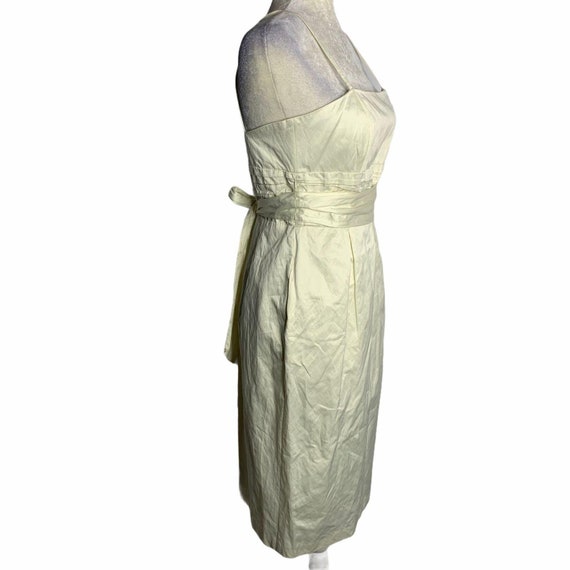 Vintage Laundry Sleeveless Midi Dress 8 Cream Ple… - image 3