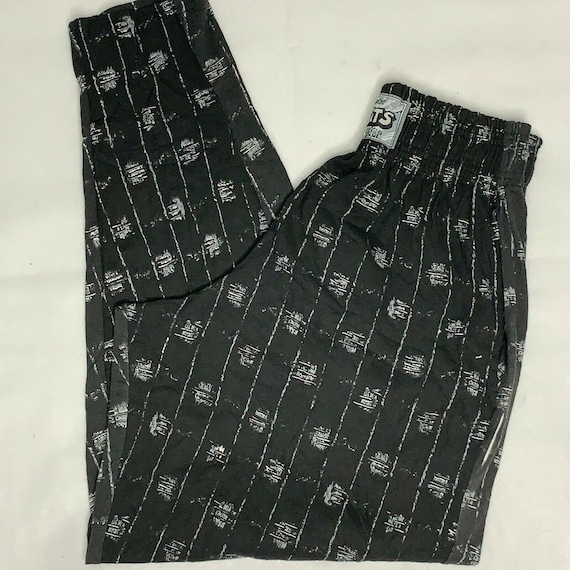 Vintage No Limits Work Out Pants M Black Elastic W