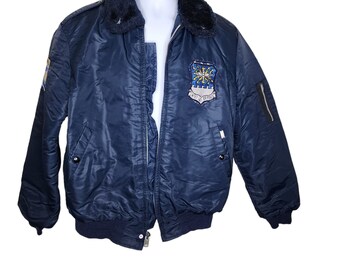 French Air Force Cold Wearther Jacket With Fur Collar, New - Etsy