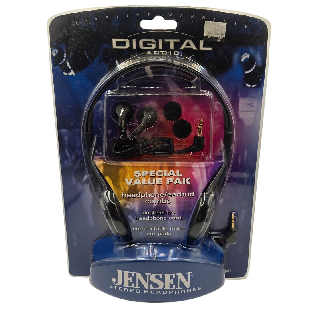 Vintage Jensen Stereo Headphones and Earbuds Combo Foam Ear Pads, photo 1 sur 5