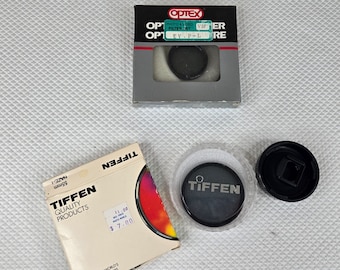 Vintage Tiffen 55mm Haze 1 Filter Optex 52mm UV PL Filter Lot Photography