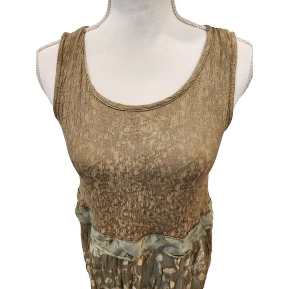slim fit dress slacks Alexis Sage Green Semi-Sheer Floral Lace Mini Dress main image 0