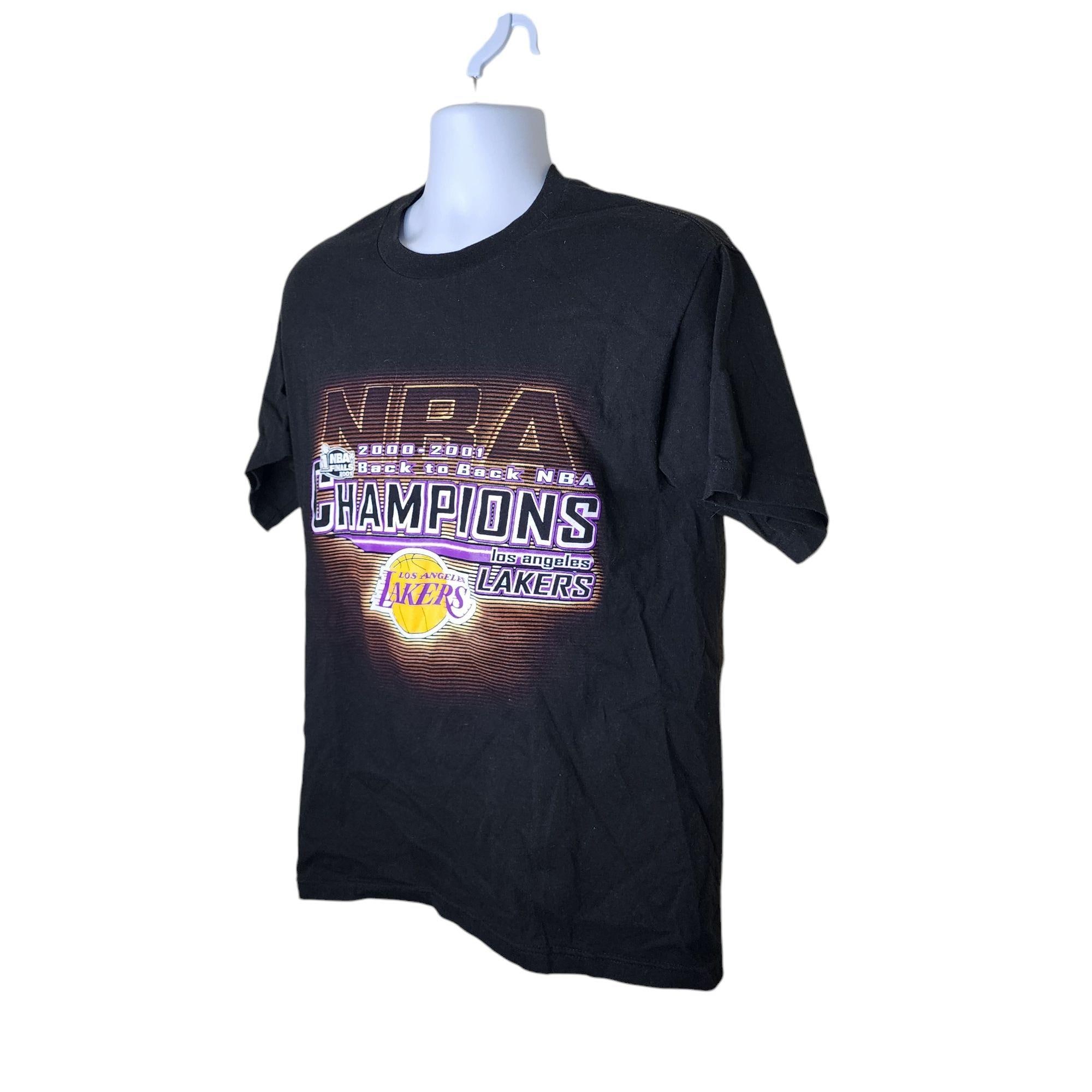 Vintage 2000 LA Lakers Championship NBA Sports Tshirt Mens Size M
