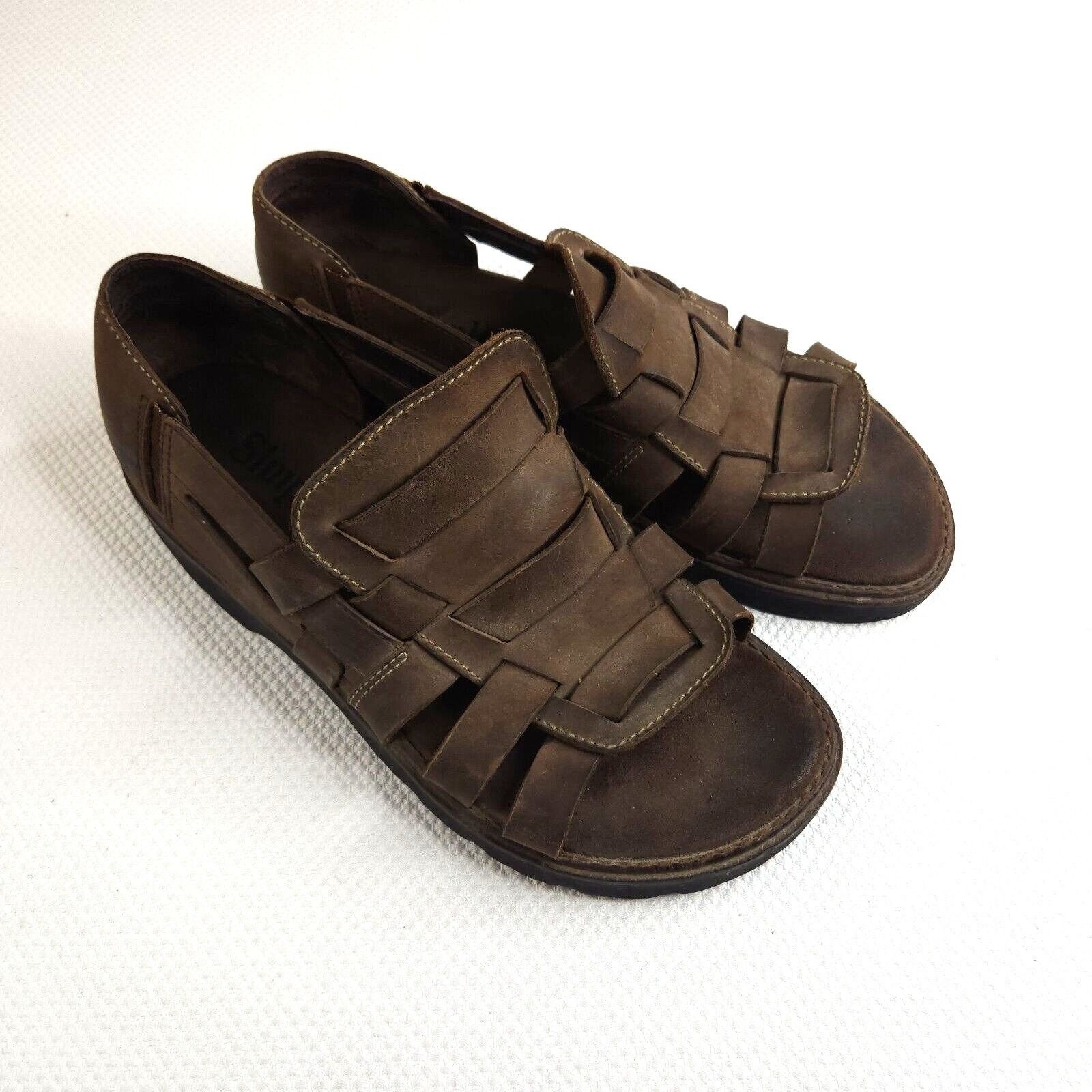 Vintage Karl Kani Men Sandals 10.5 Leather Closed Toe Fisherman 90s Hip Hop il_fullxfull.7546878108_41ri.jpg main image 4