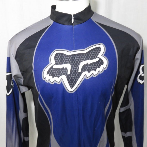 blue fox racing jersey