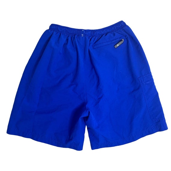 Vintage Y2K Adidas Athletic Shorts L Blue Drawstr… - image 4