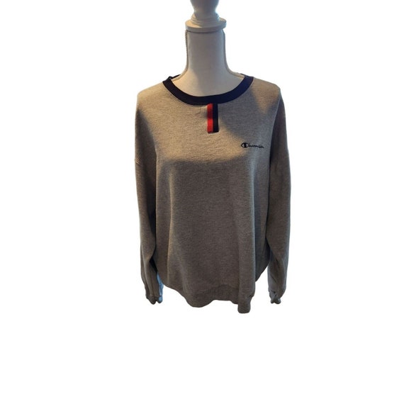 Vintage 90s Champion Sweatshirt Size XL Heather G… - image 1