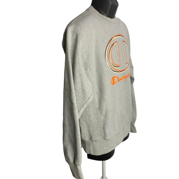 Vintage Champion Reverse Weave Sweatshirt M Grey … - image 3