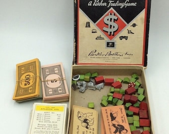 1960年代 パーカーブラザーズ モノポリー レッド ホテルピース 交換