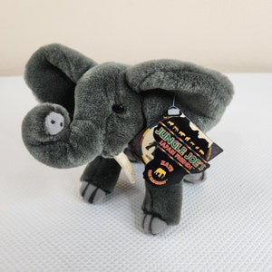 Jungle Joe Safari Friends Kate The Elephant Plush Stuffed Animal Talking Vintage